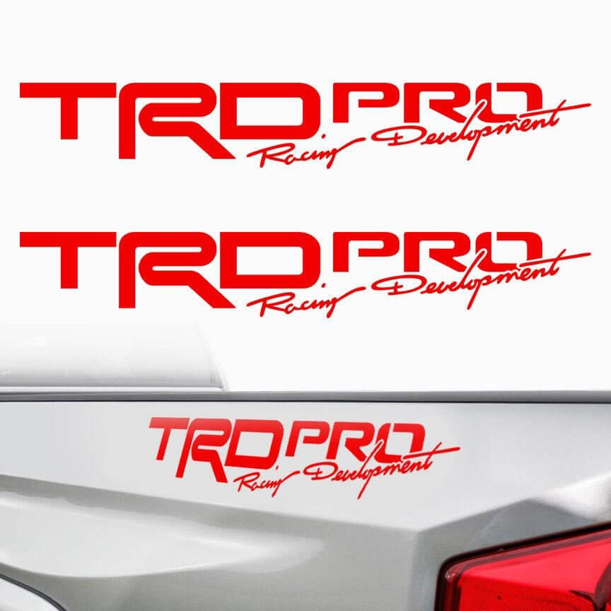 Autocollant Vinyle Latéral Style Course TRD Pro pour Toyota Tacoma