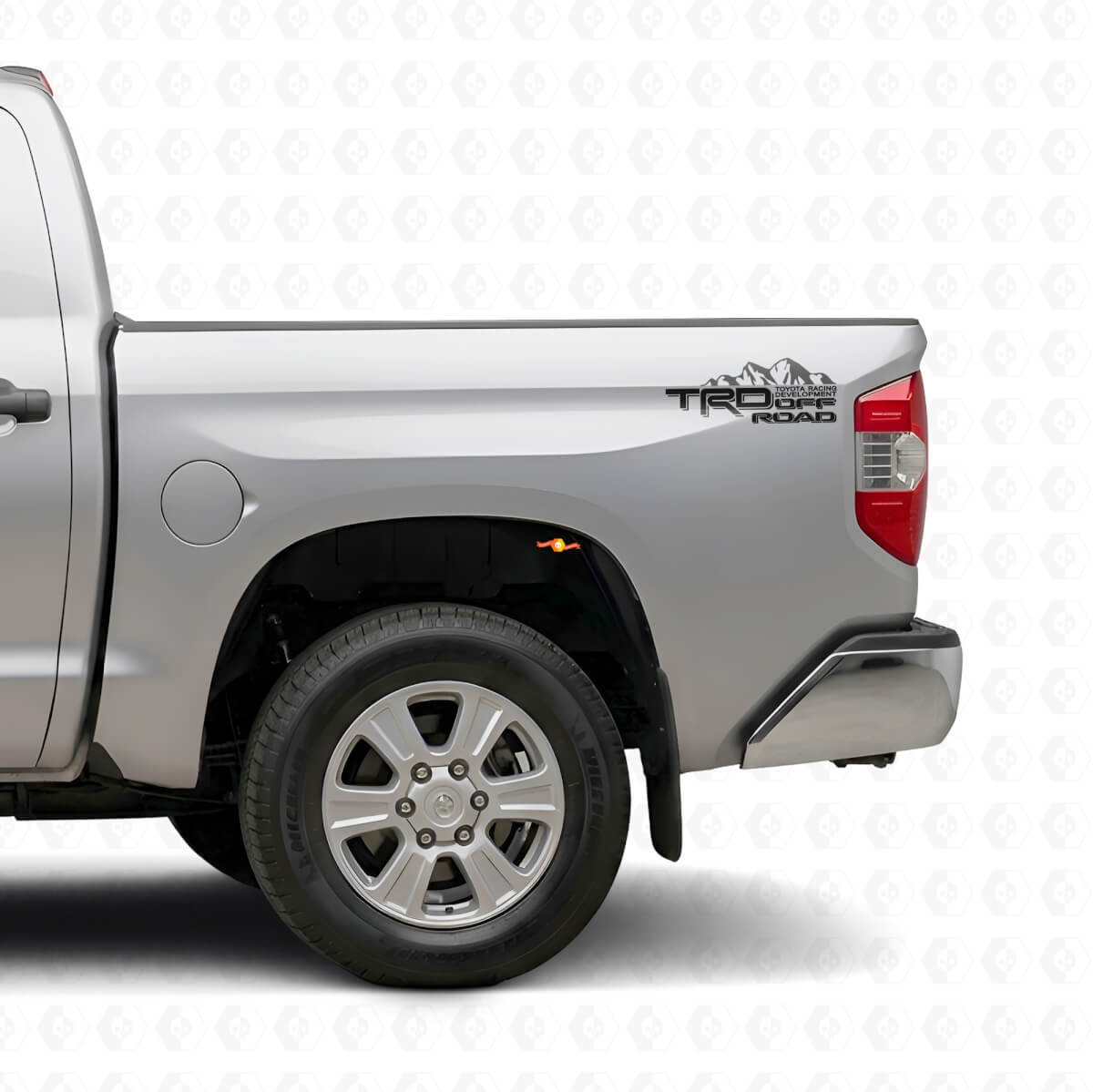 Ensemble d'autocollants vinyl latéraux arrière TRD Off-Road Mountain pour Toyota Tacoma Tundra