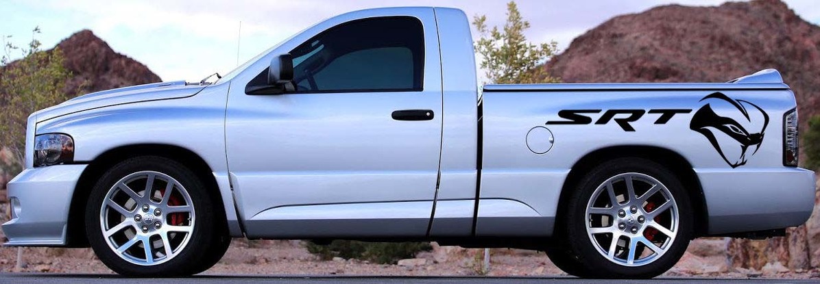 Kit d'autocollants en vinyle STR Viper pour tableau de bord Dodge Ram 1500 SRT-10