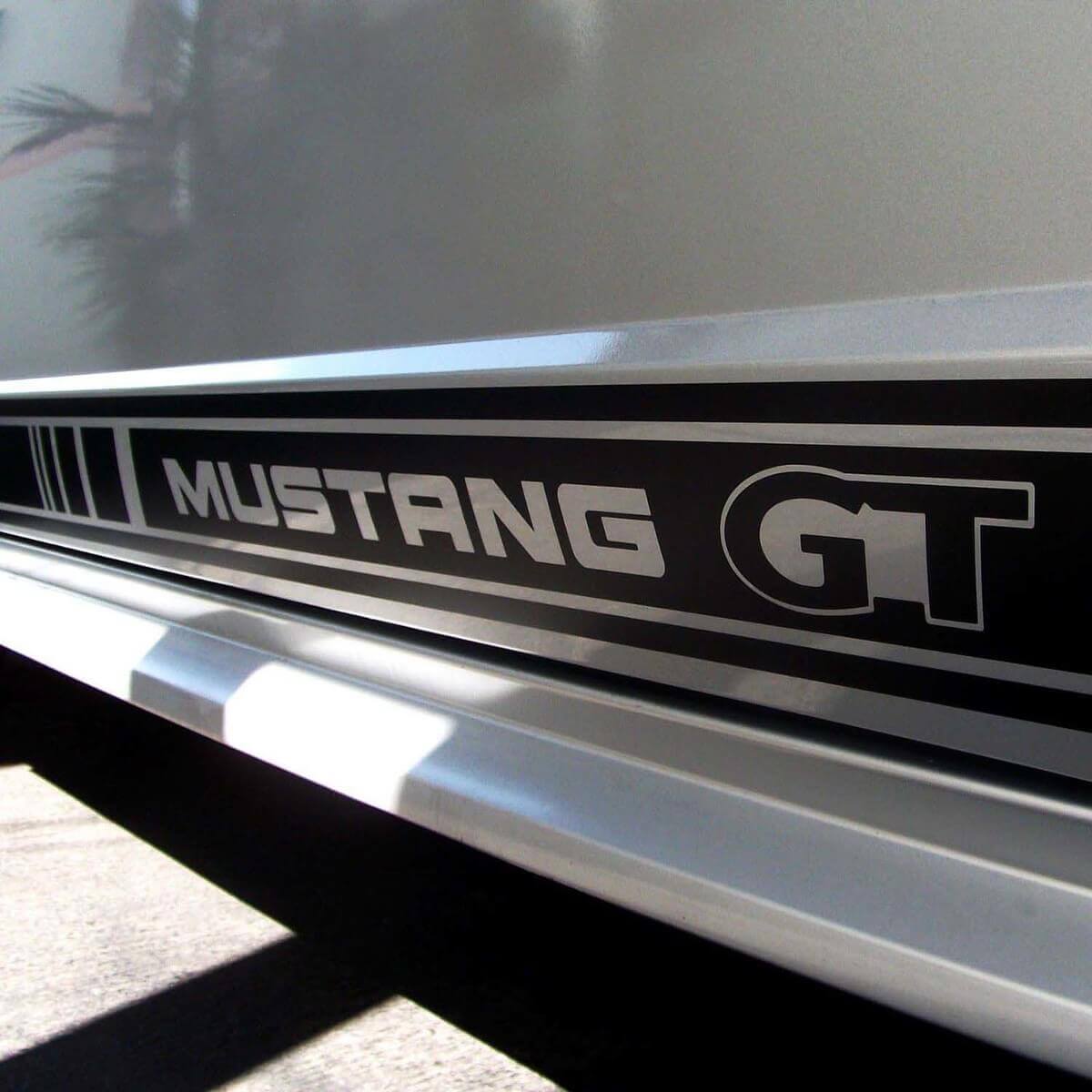 Kit d'autocollants vinyles avec lettrage Musclecarmodel GT pour bandes latérales Musclecar Musclecarmodel
