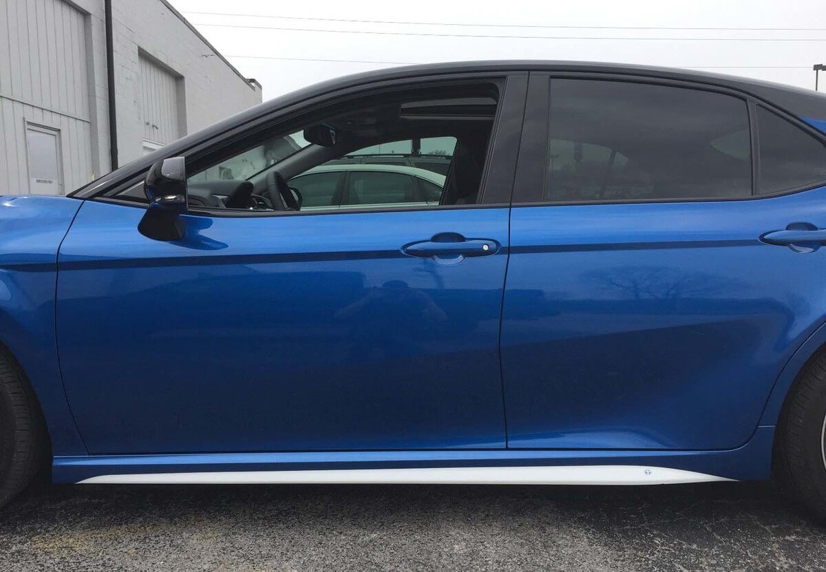 Kit de bande autocollante vinyle fine pour bas de caisse Toyota Camry 2018-2019