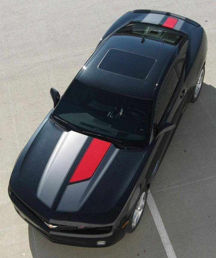 45e ANNIVERSAIRE Racing Rally Stripes Autocollant Decal Hood Graphic 2011-2013 Camaro
