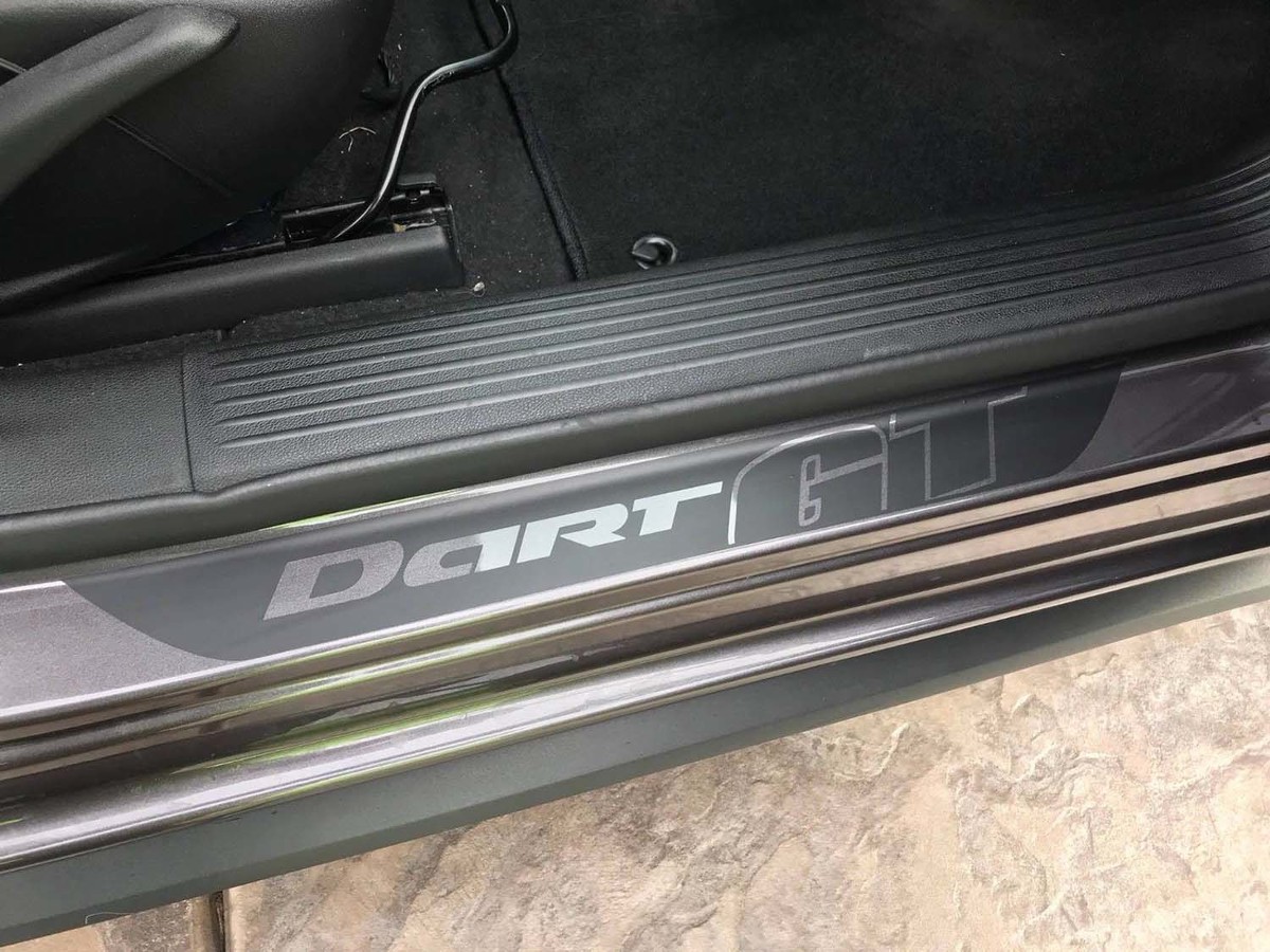 4X Dodge Dart GT Autocollants de seuil de porte en vinyle 2013 - 2018 Turbo Limited SXT Rallye
