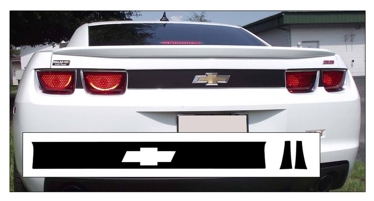 Bande Vinyle de Coffre Arrière d’Accent pour Chevrolet Camaro 2010-2013