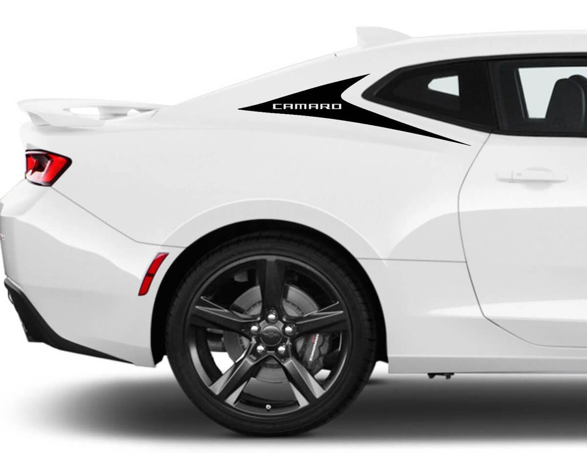 Autocollants graphiques en vinyle pour pilier C, autocollants à rayures pour Camaro 2016 – 2018
