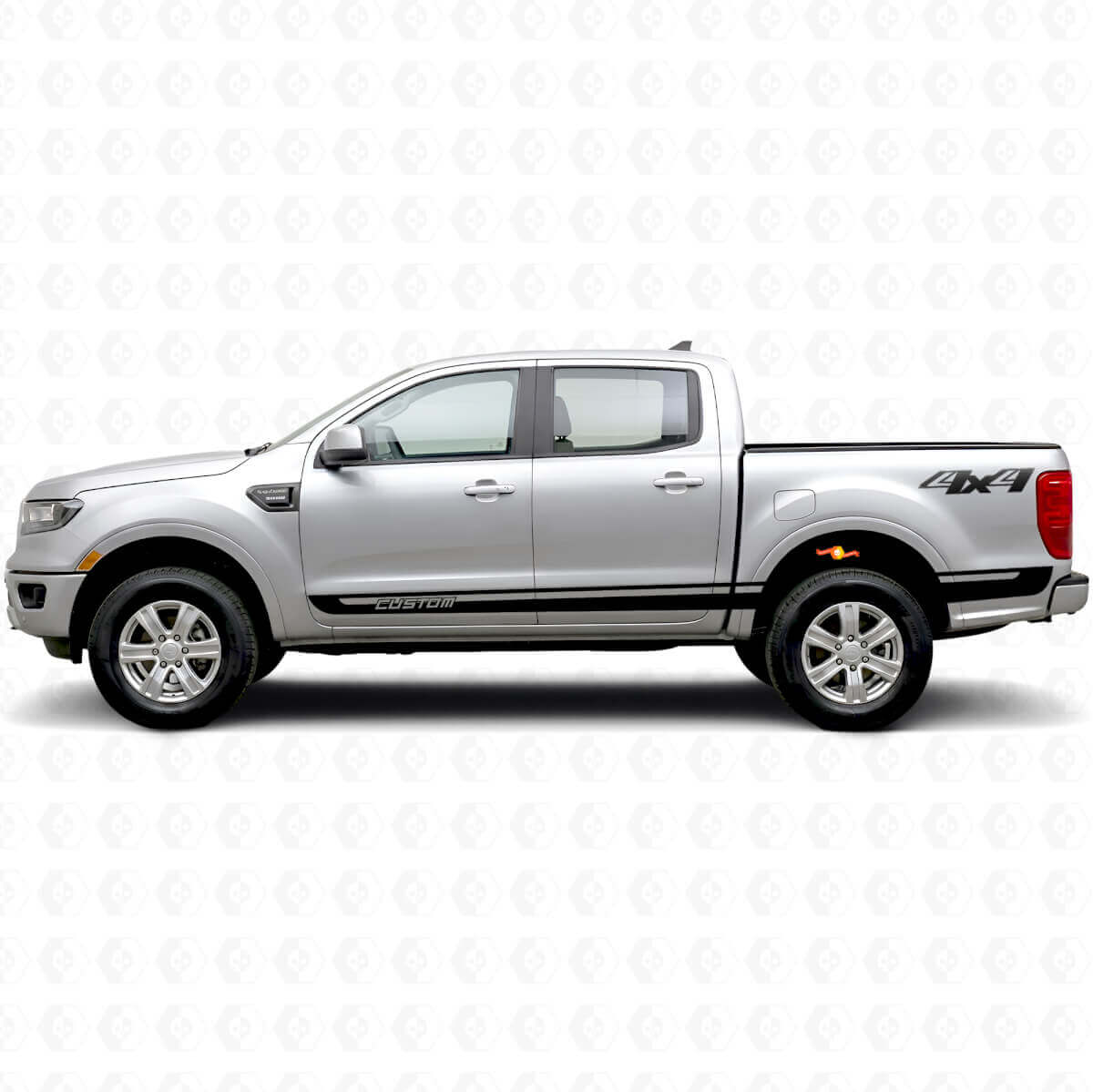 Kit de décalcomanies en vinyle personnalisées de bandes latérales 4x4 pour Musclecar Ranger Wildtrak