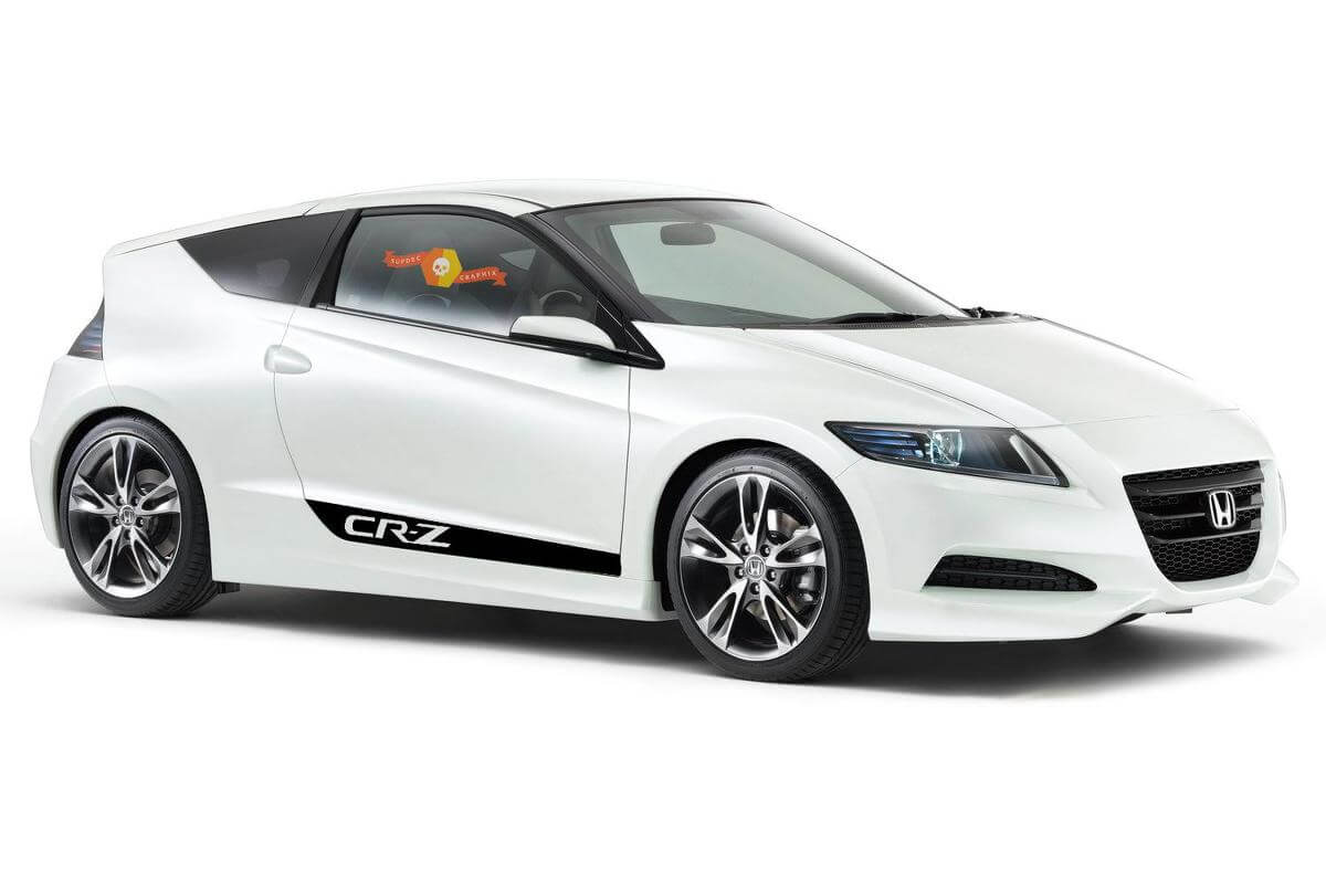 Kit d’autocollants en vinyle bandes de porte logo CR-Z pour Honda CR-Z