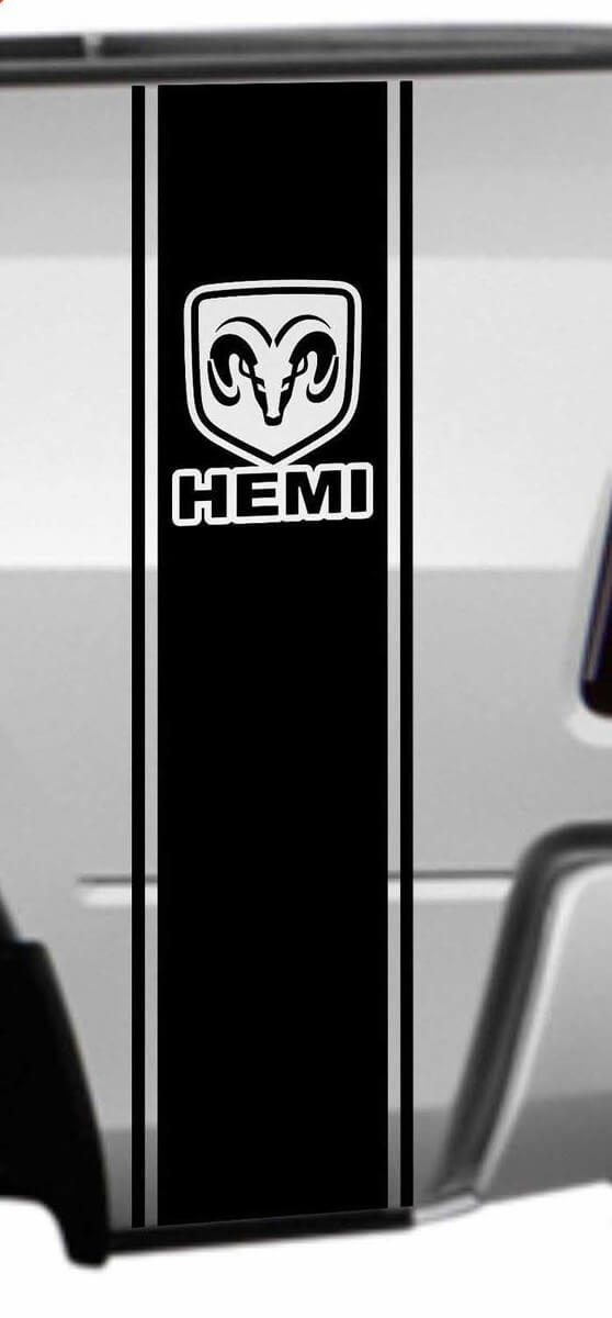 Kit de bandes arrière RAM HEMI pour lit de camion Dodge Ram 1500 2500 3500