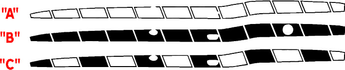 Kit de bandes latérales stroboscopiques pour Dodge Challenger 2008 et plus