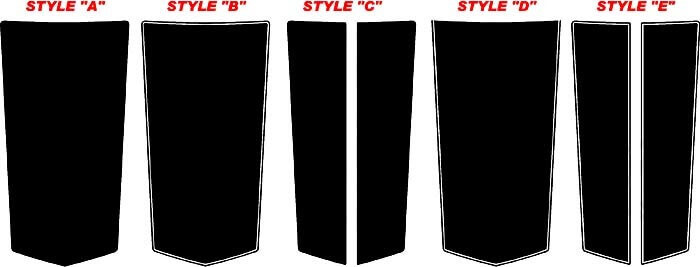 Autocollant vinyle bande centrale capot pour Chevrolet Camaro LS/LT/SS 2010+