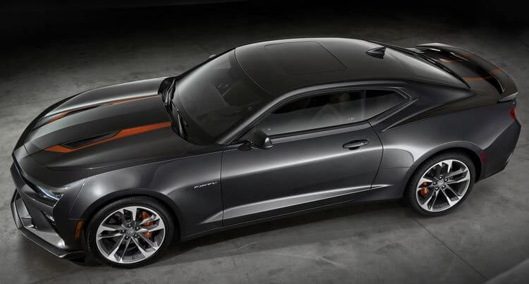 2010 et plus Chevrolet Camaro 50e anniversaire Style Rally Stripe Kit Autocollants en vinyle
