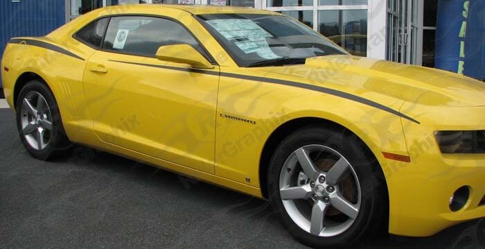 2010 - 2015 Chevrolet Camaro Upper Fender Accent Stripes Autocollants en vinyle
