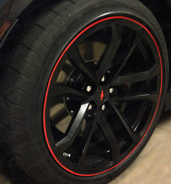 Kit de décalcomanies en vinyle à rayures pour jantes 19" et 20" pour Chevrolet Camaro 2010+