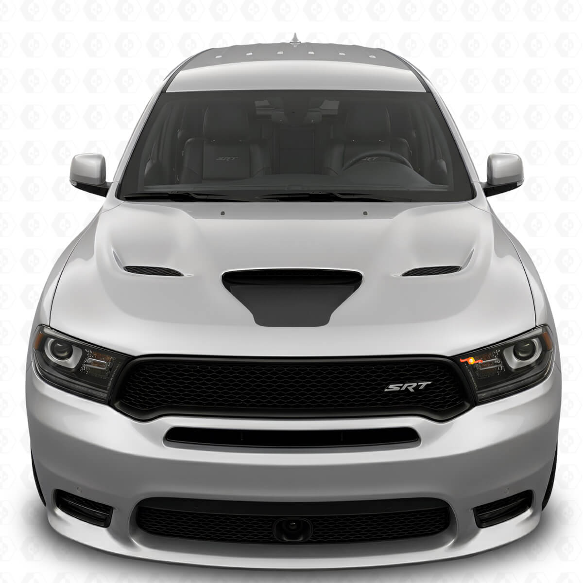 Kit d'autocollants occultants pour capot sport Dodge Durango SRT / RT / GT 2018 et plus
