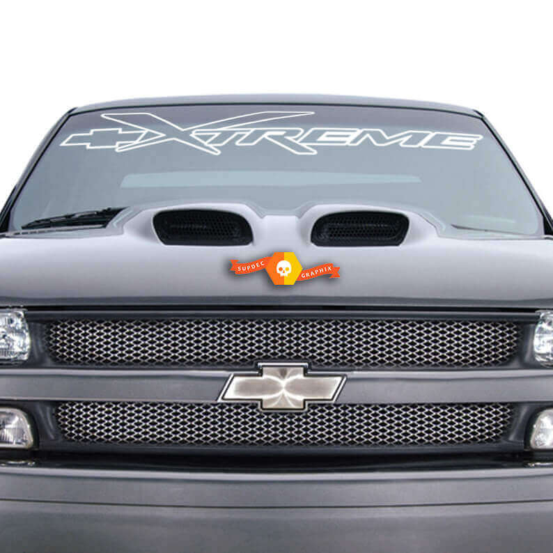 1950-2017 Xtreme S10 Pickup pare-brise corps autocollant nouveau personnalisé 1PC Tahoe banlieue Avalanche Z71
