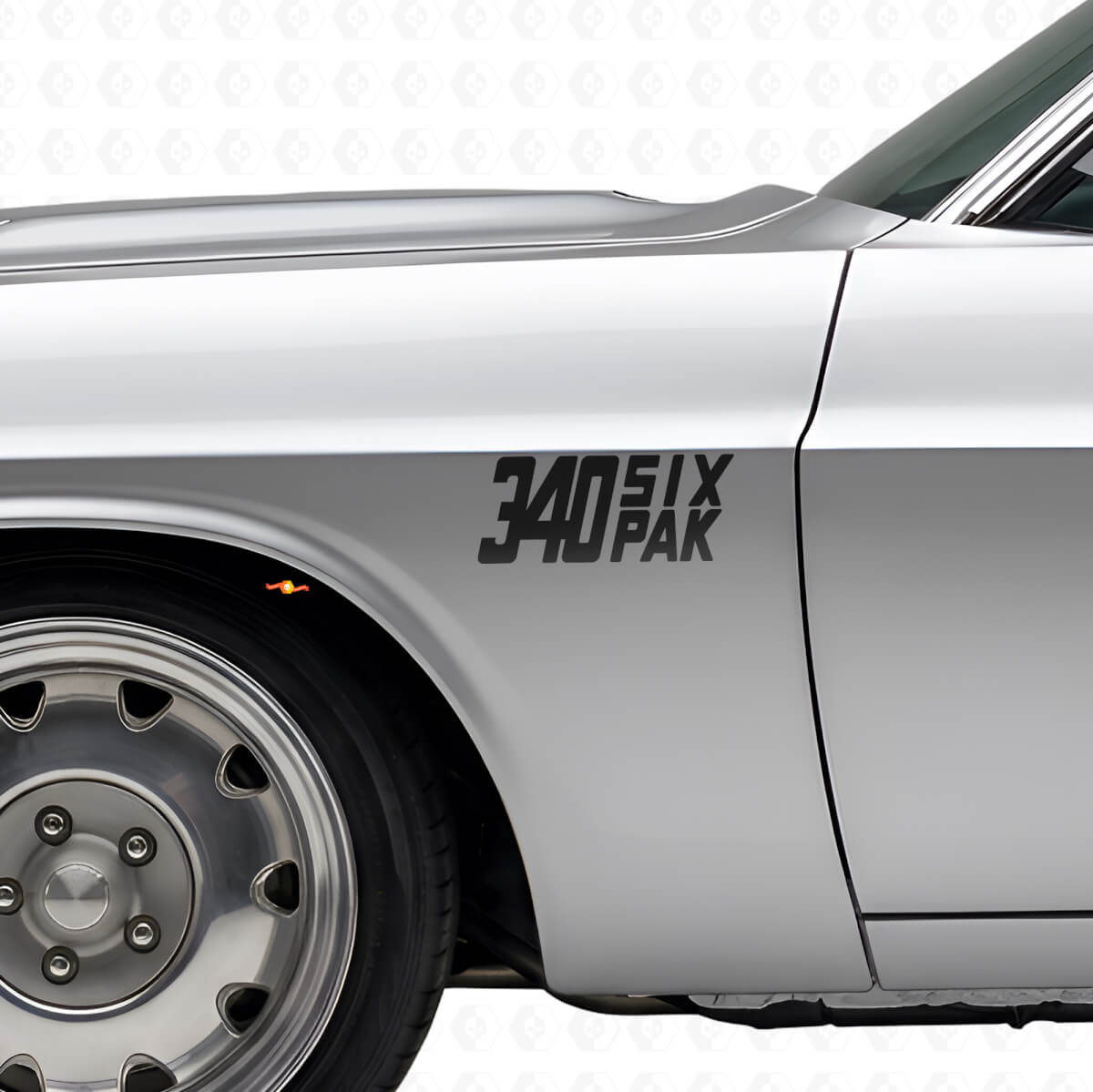 Kit de décalcomanie latérale en vinyle 340 Six Pak pour Dodge Viper Charger Ram Challenger