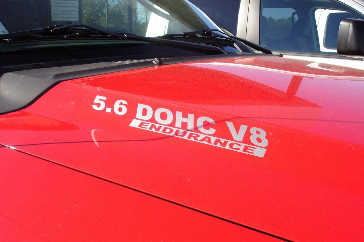 Kit de décalcomanies en vinyle pour capot Endurance 5.6 DOHC V8 pour Nissan Titan