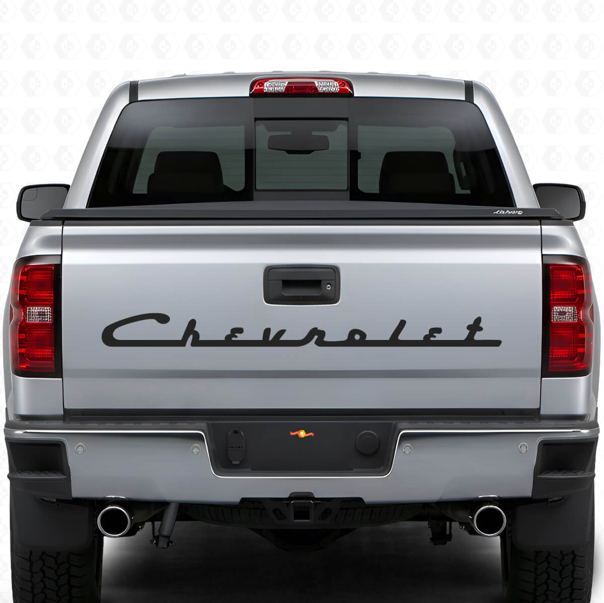 Autocollant en vinyle lettrage Chevrolet style rétro pour hayon de camions Chevy