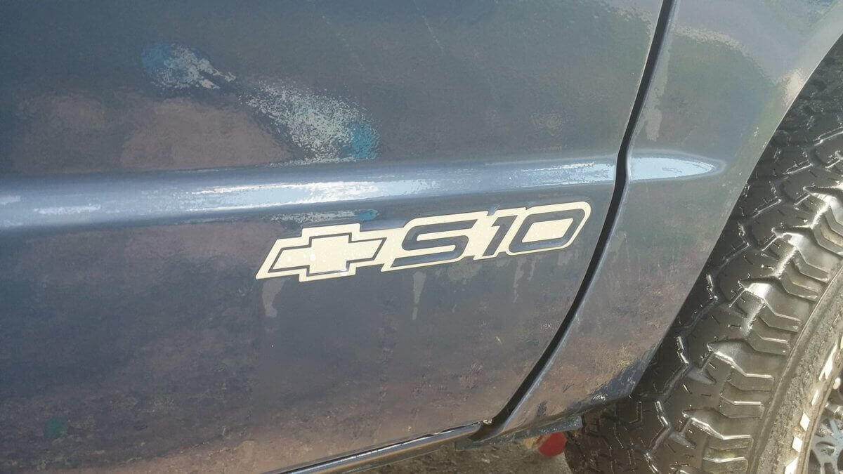 Autocollant Vinyle Logo Porte Chevy S10 Pour Chevrolet S10