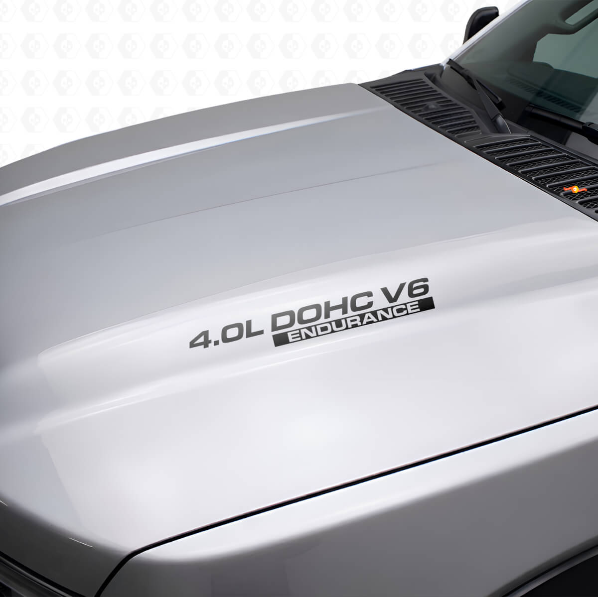 Ensemble de décalcomanies en vinyle Endurance pour capot V6 DOHC 4.0L pour Nissan Xterra Titan