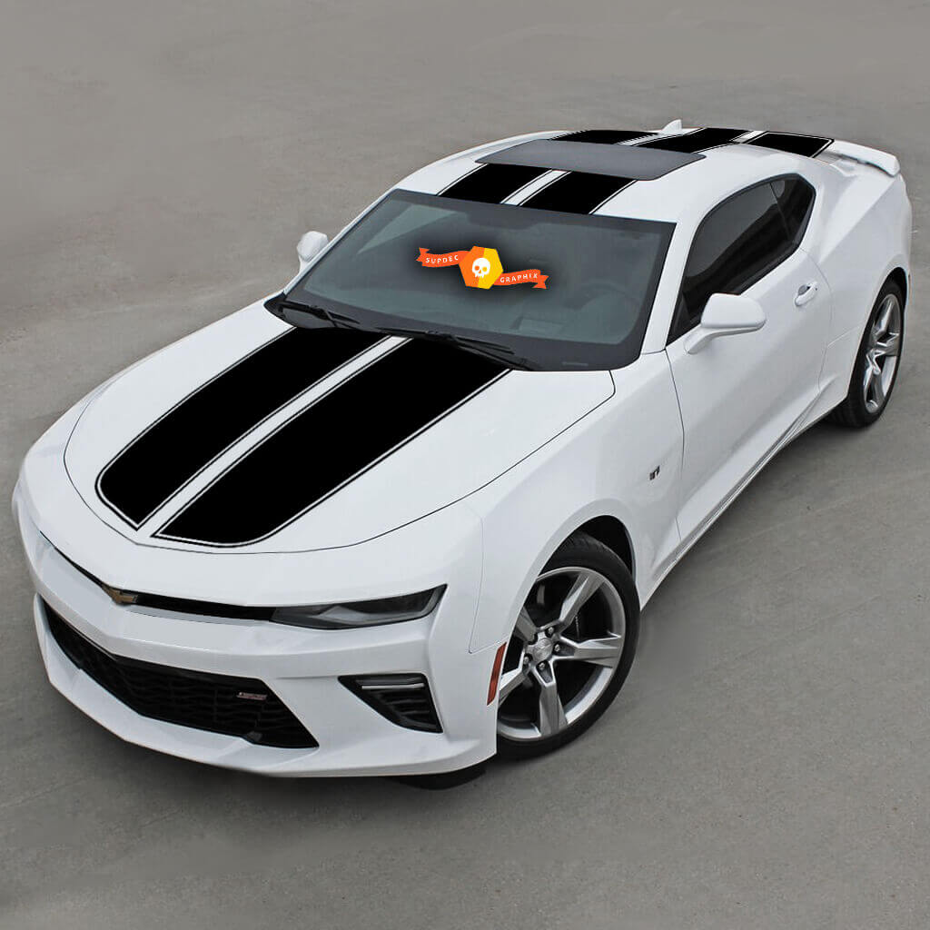 Chevrolet Camaro 2016-2018 Bandes sport haut de rallye avec toit
