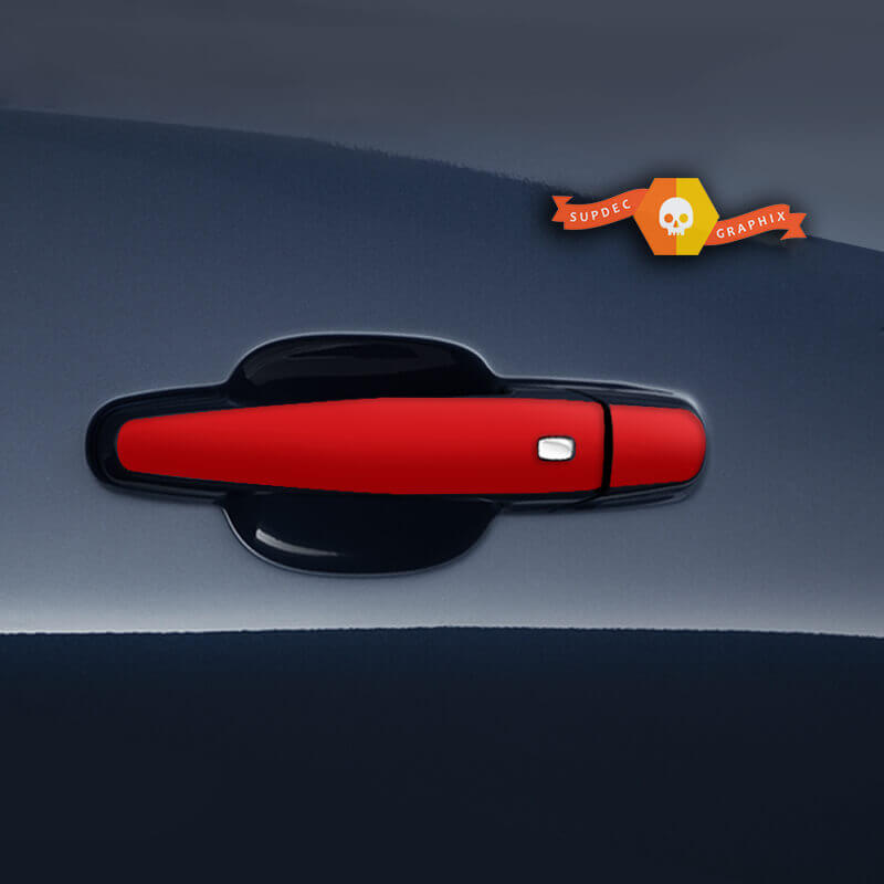 Chevrolet Camaro 2010-2020 Autocollants d’accent latéral de superposition de poignée de porte
