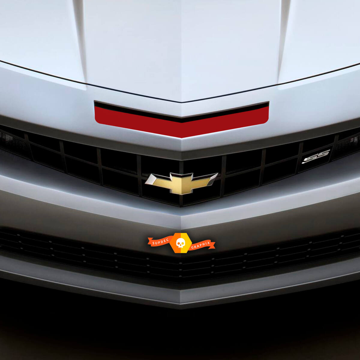 Chevrolet Camaro 2010-2013 Ss Mail Slot Vent Insert Stripe Vinyle Autocollant Autocollant
