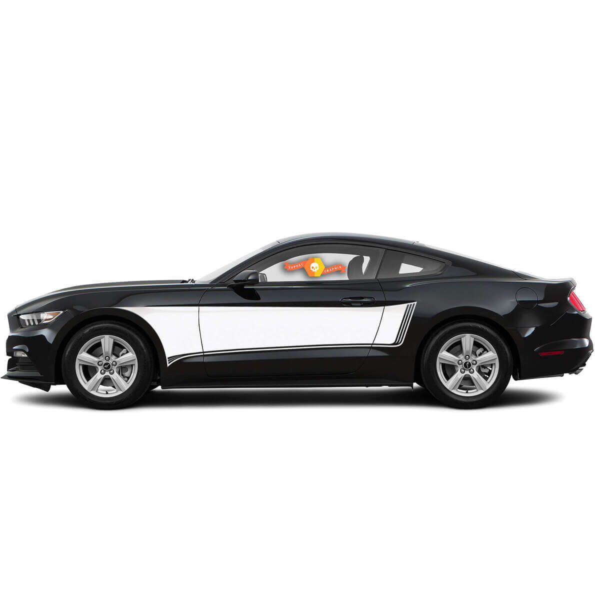 Accent Side Vinyl Stripes Stickers Stickers for Ford Mustang 2015-2020
