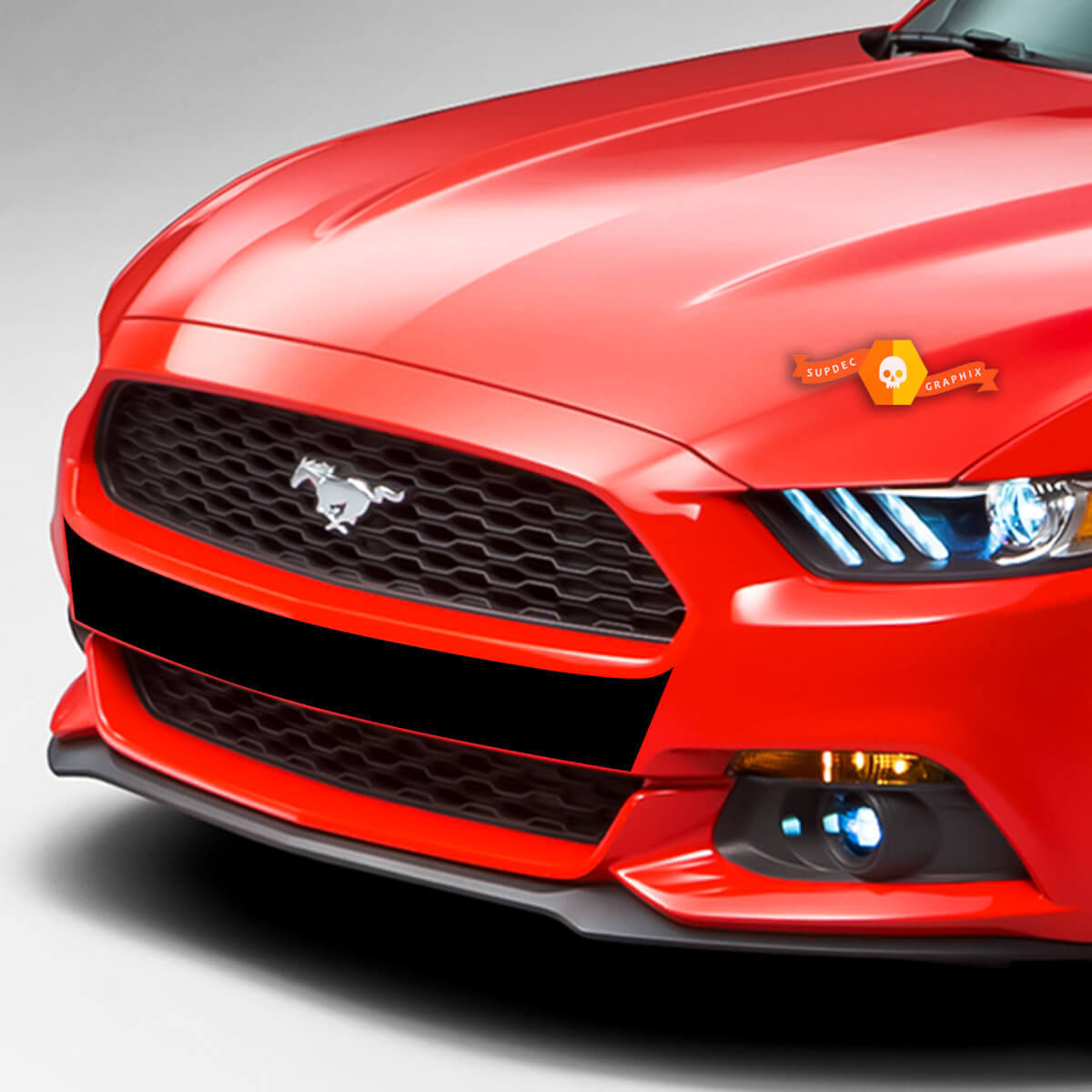 Autocollant Vinyle Bande d'Accent Mise en Valeur Pare-chocs Avant pour Musclecar Musclecarmodel 2015-2020