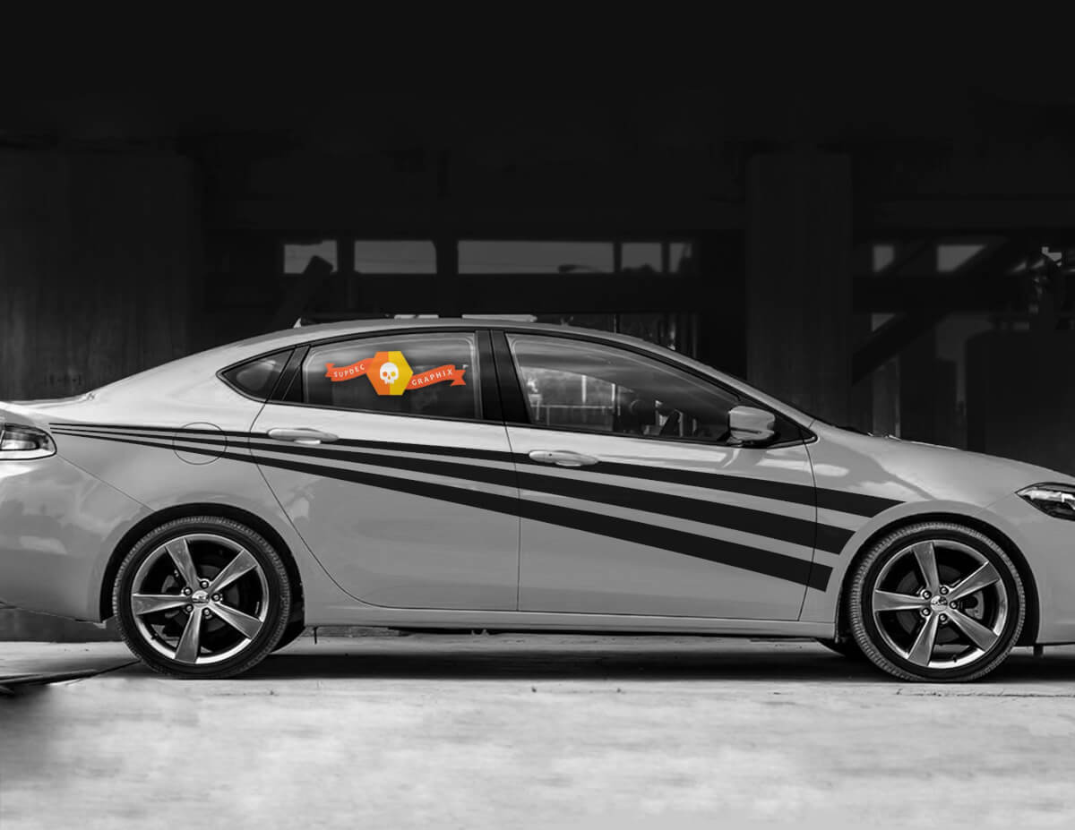 Dodge Dart 2013-2020 Triple bandes latérales