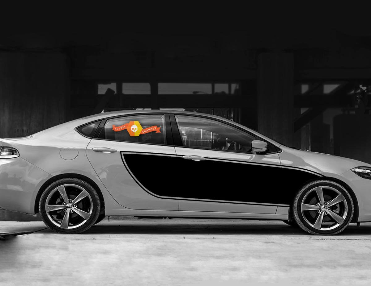 DODGE DART 2013 -2020 BANDES SPORT ACCENT LATÉRALES