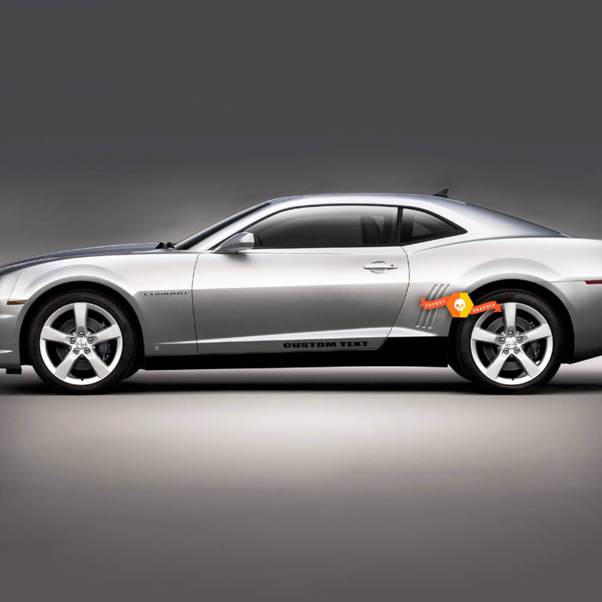 Autocollant d'enveloppe de panneau de bascule inférieur pour Chevrolet Camaro 2010-2015
