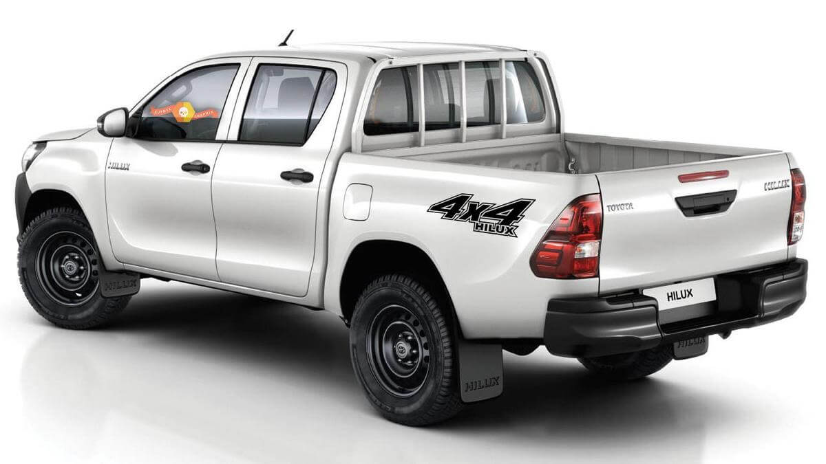 TOYOTA 4X4 HILUX 2x corps vinyle autocollant autocollants graphiques emblème logo
