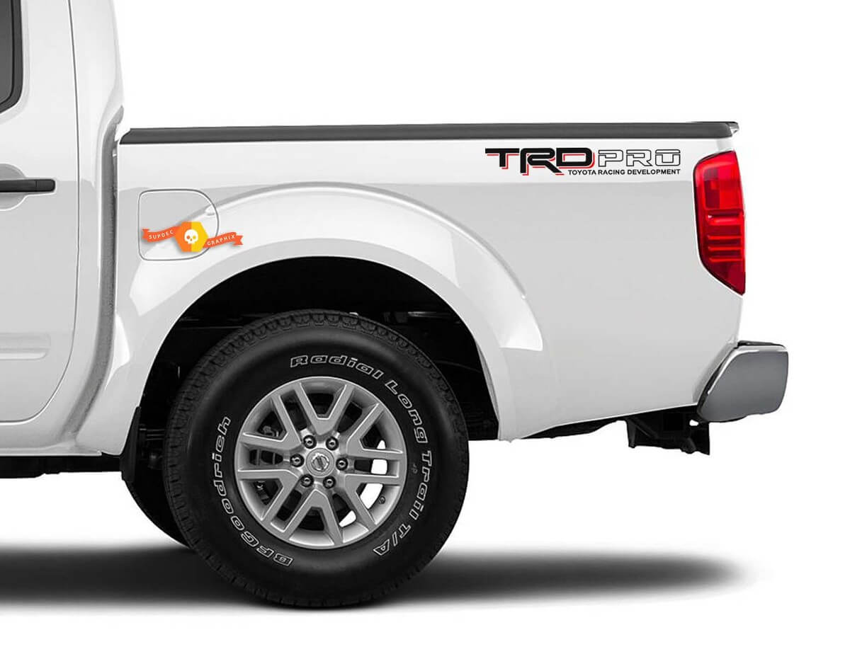 Autocollant en Vinyle Décalque de Cabine Toyota Racing Development pour Toyota Tundra