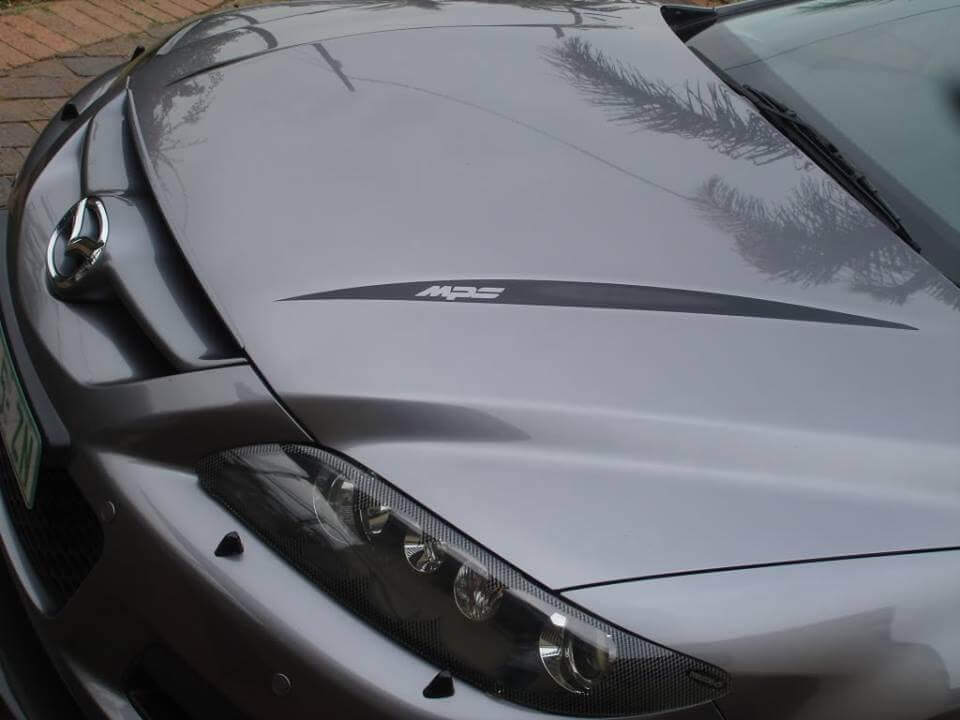 Kit de décalcomanies en vinyle MPS fines bandes pour capot Mazda 6