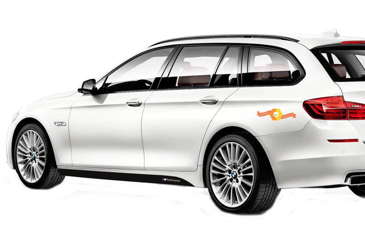 Stickers autocollants bas de caisse BMW F10 F11 Série 5 M SPORT M Performance
