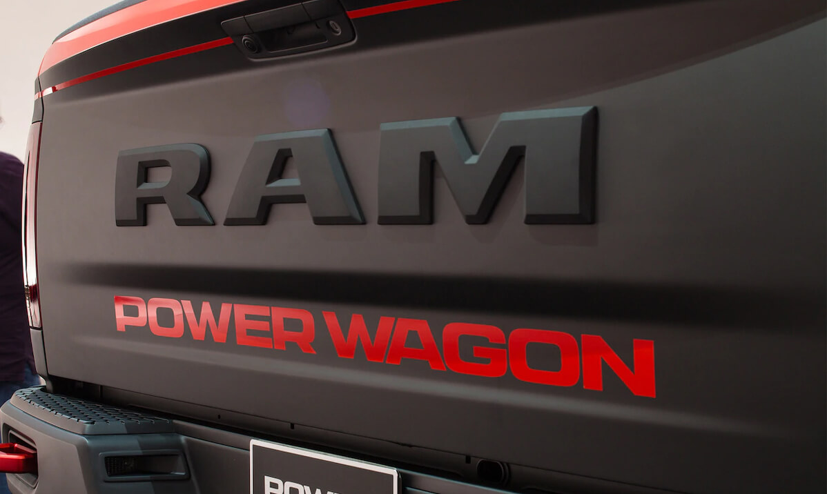 Autocollant en vinyle Power Wagon pour hayon Dodge Ram 1500 2010-2018