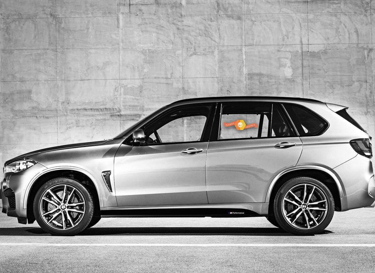 Ensemble de décalcomanies vinyles bas de caisse style M Performance pour BMW X5M F85