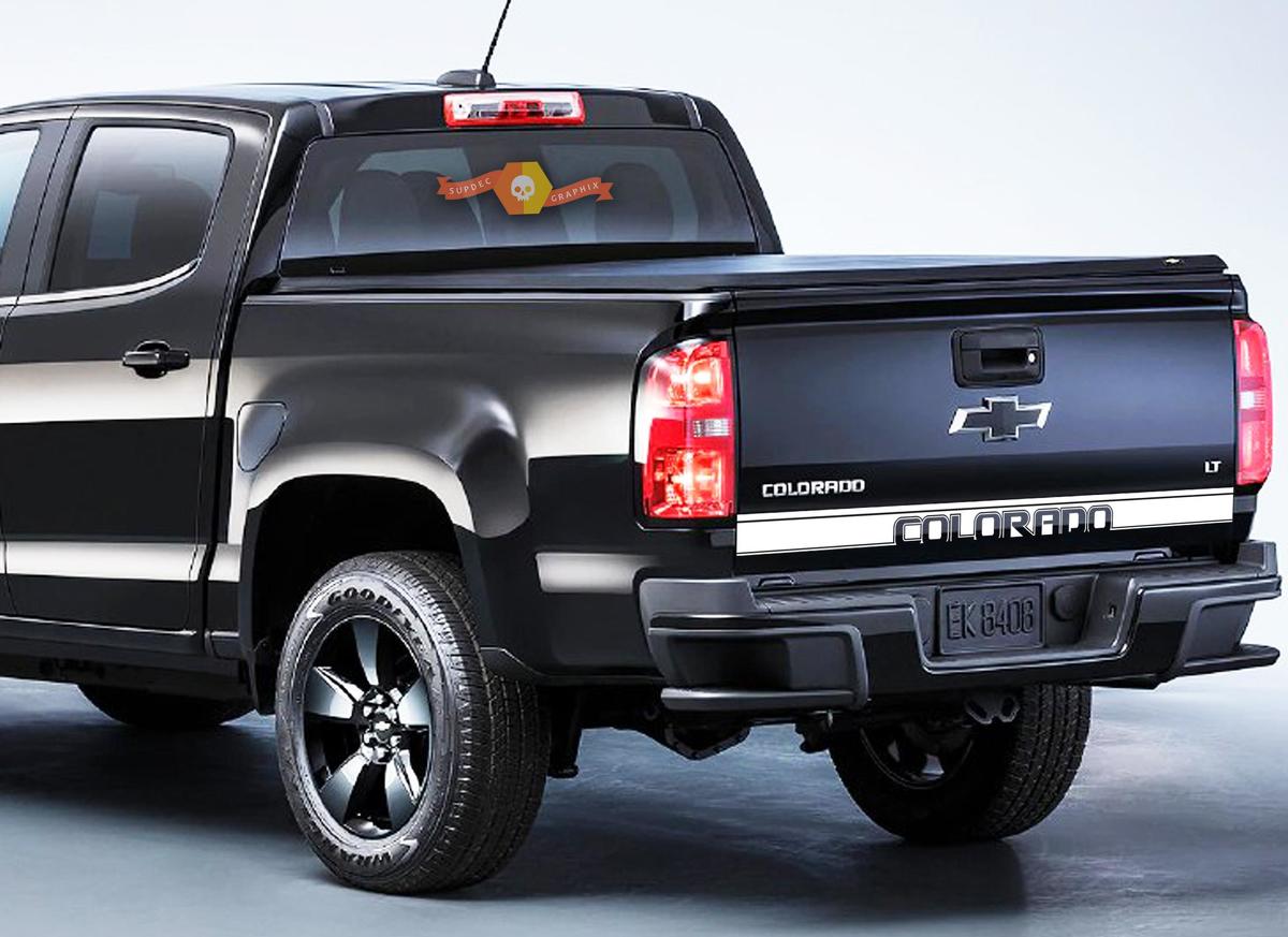 Chevy Chevrolet Colorado camion hayon Accent vinyle graphique autocollants rayures 2015-
