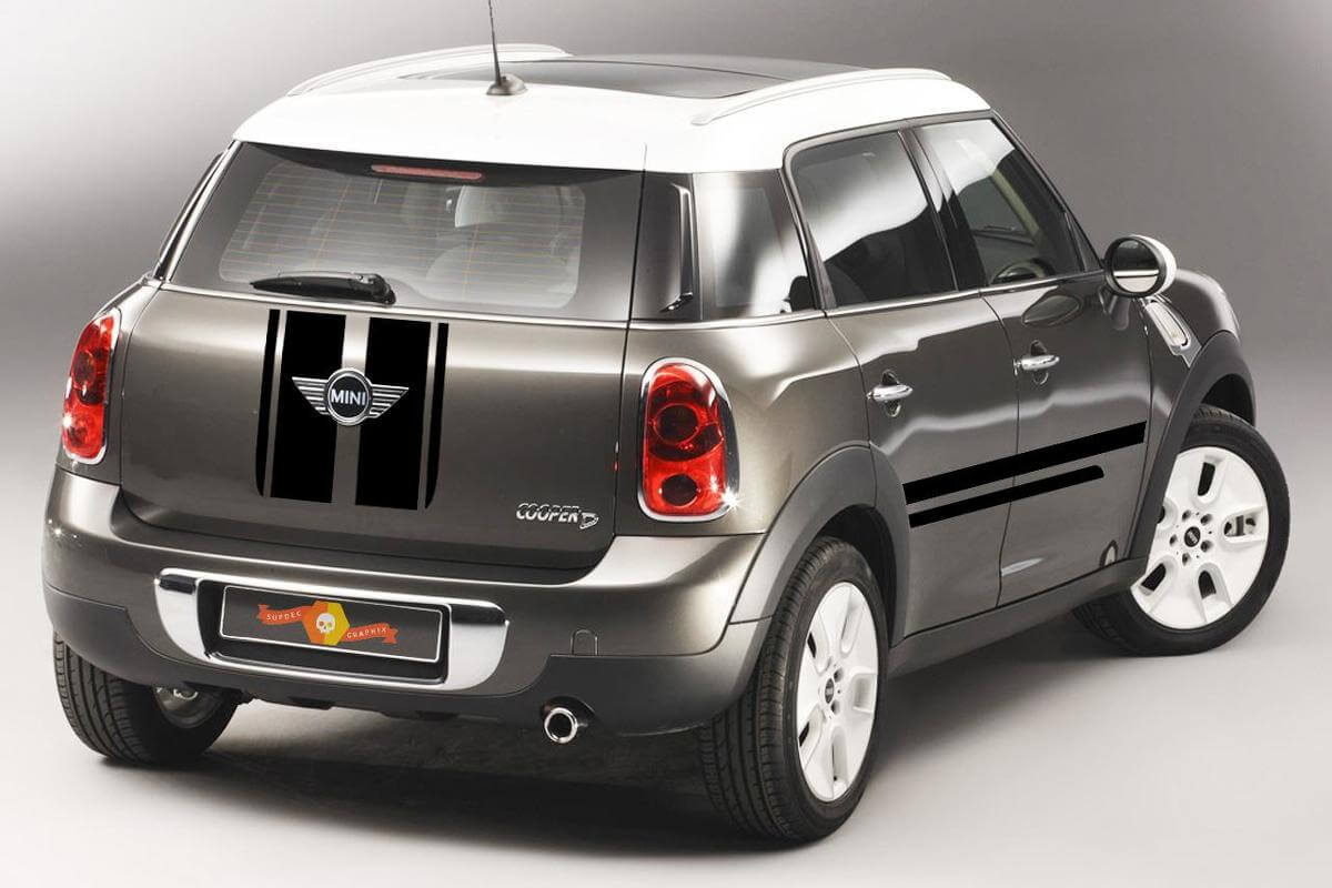 Mini Cooper S Countryman All4 R60 Viper Stripe Sticker et autocollant graphique
