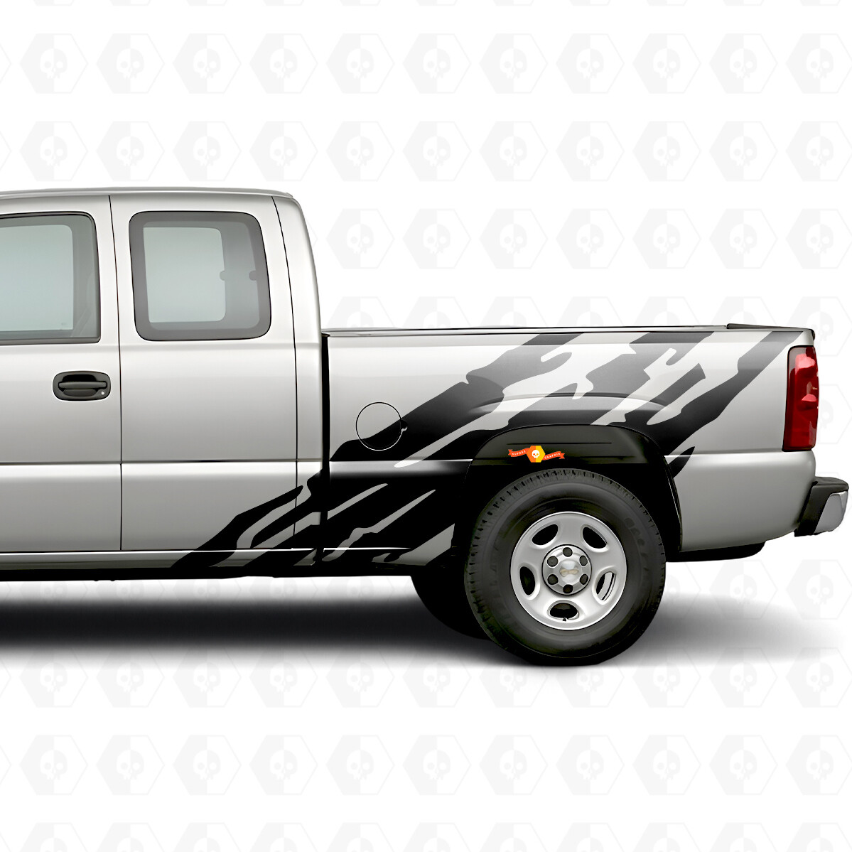Bandes en vinyle dentelées pour côtés de lit Chevrolet Silverado 1500 GMT800 1999-2007