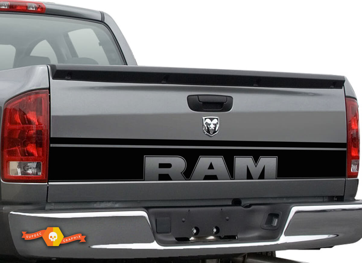Dodge Ram 1500 camion hayon Accent vinyle graphique bande autocollant autocollant
