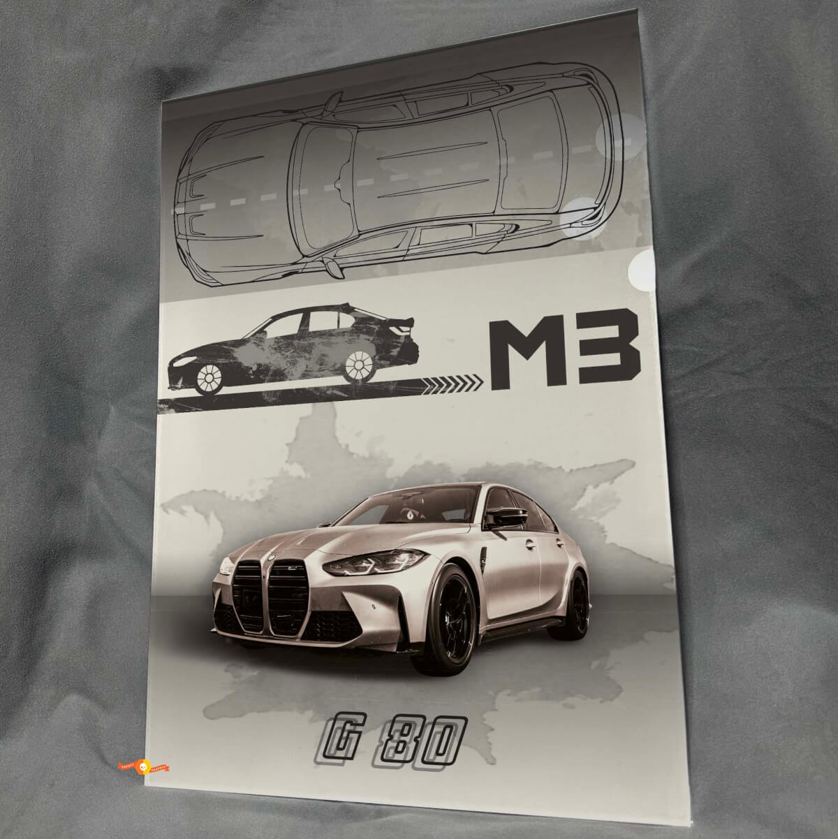 Panneau d'Art Mural de Garage en Acrylique Brillant Custom M3 G80 pour les fans de BMW