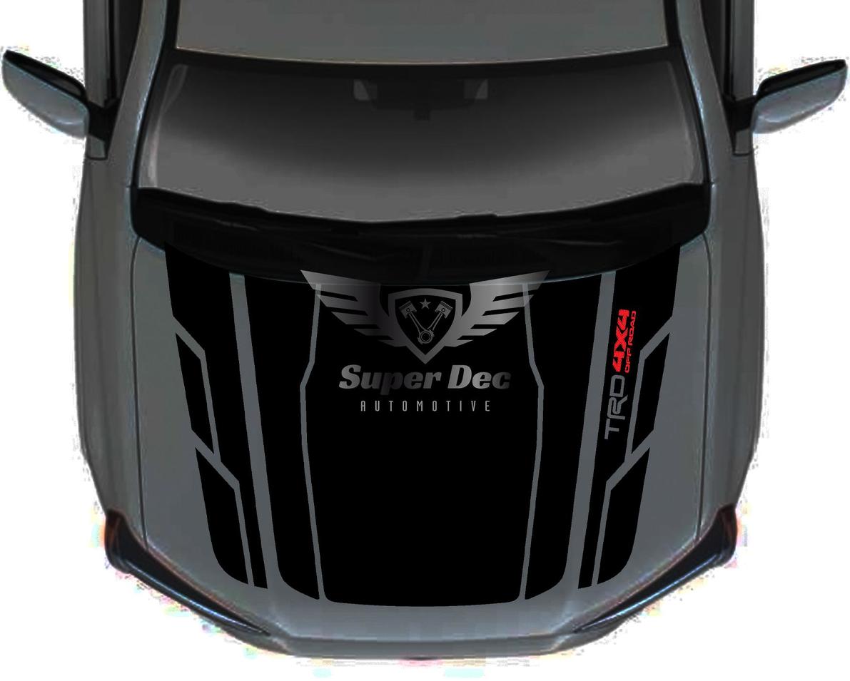 Autocollant de décalque de capot en vinyle pour TRD 4Runner 4x4 PRO Sport Off Road adapté à la 5ème génération NO Scoop!
