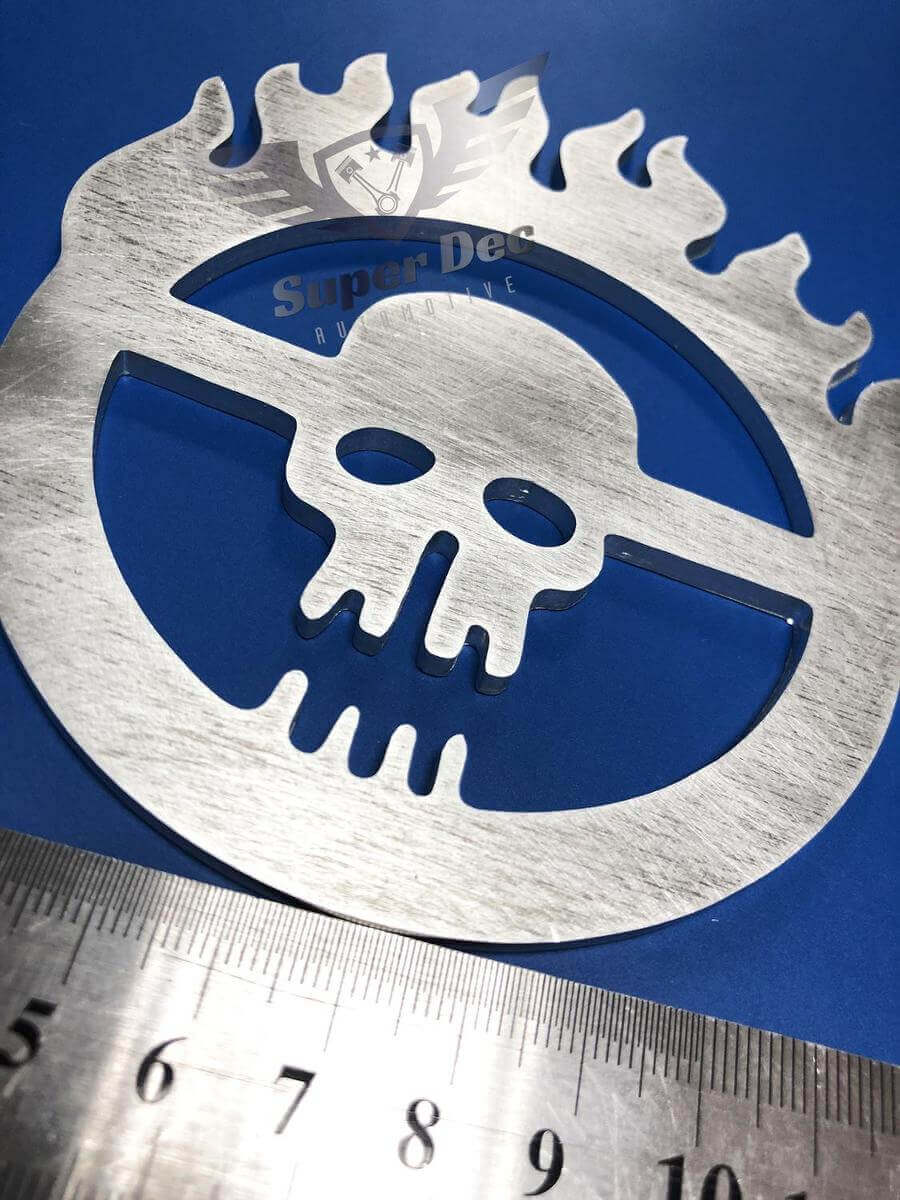 Mad Max Fury Road Insigne en métal en aluminium Badge Côté Lit Aluminium
