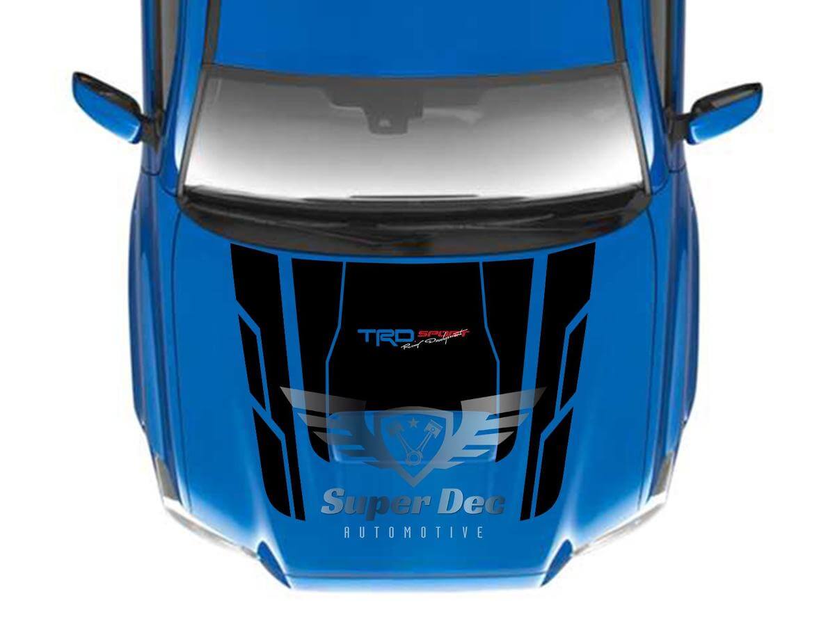 Autocollant en vinyle pour capot TRD Sport Racing Development pour Toyota Tacoma 2016-2020