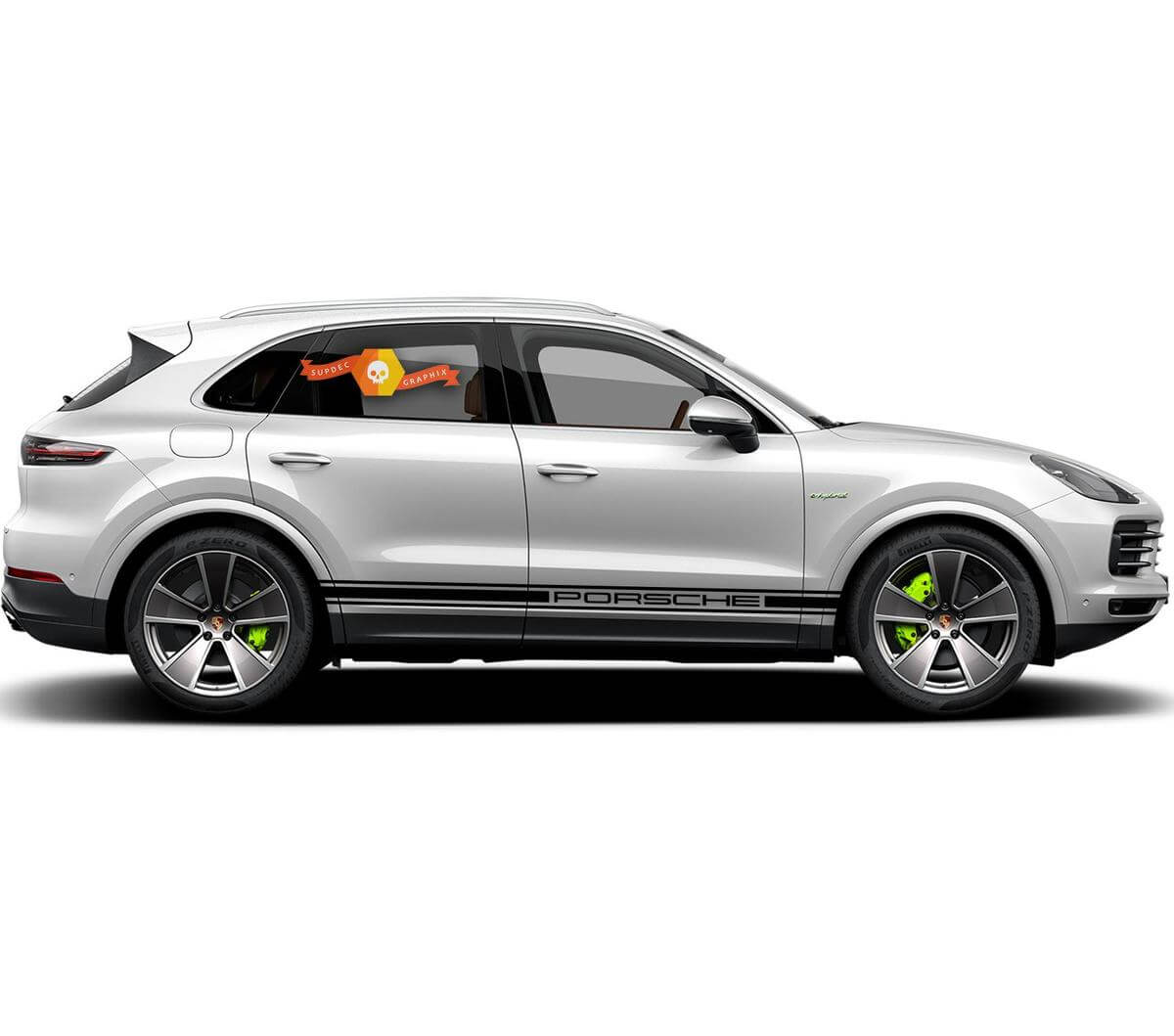 Autocollant Porsche Cayenne S GTS Turbo Turbo S Side Stripes 2003-présent
