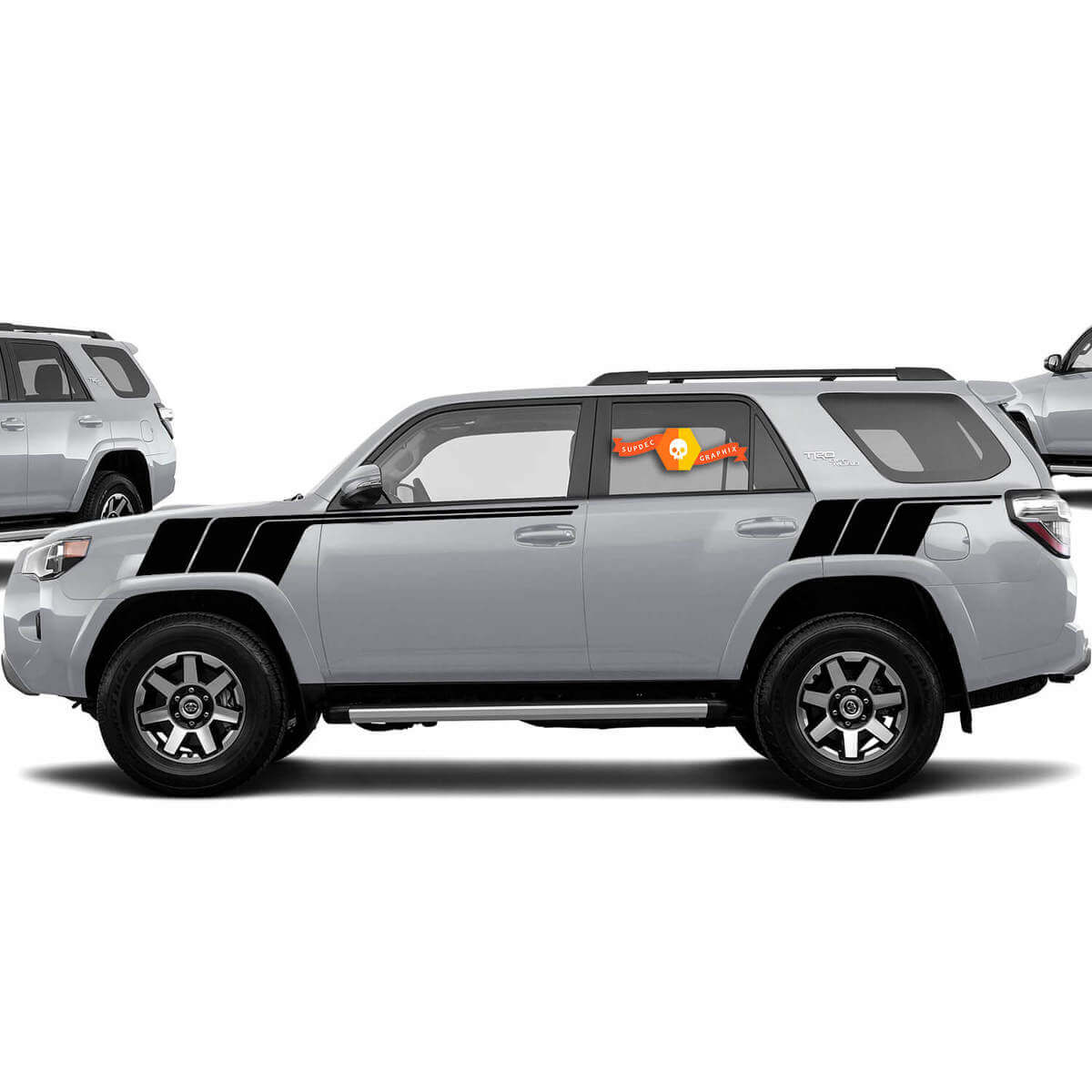 Autocollant Vinyle Latéral à Rayures Style Rétro pour Toyota 4Runner