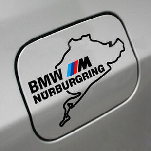 Autocollant d'emblème de décalque de porte de réservoir de carburant BMW M NURBURGRING M3 M5 M6 328

