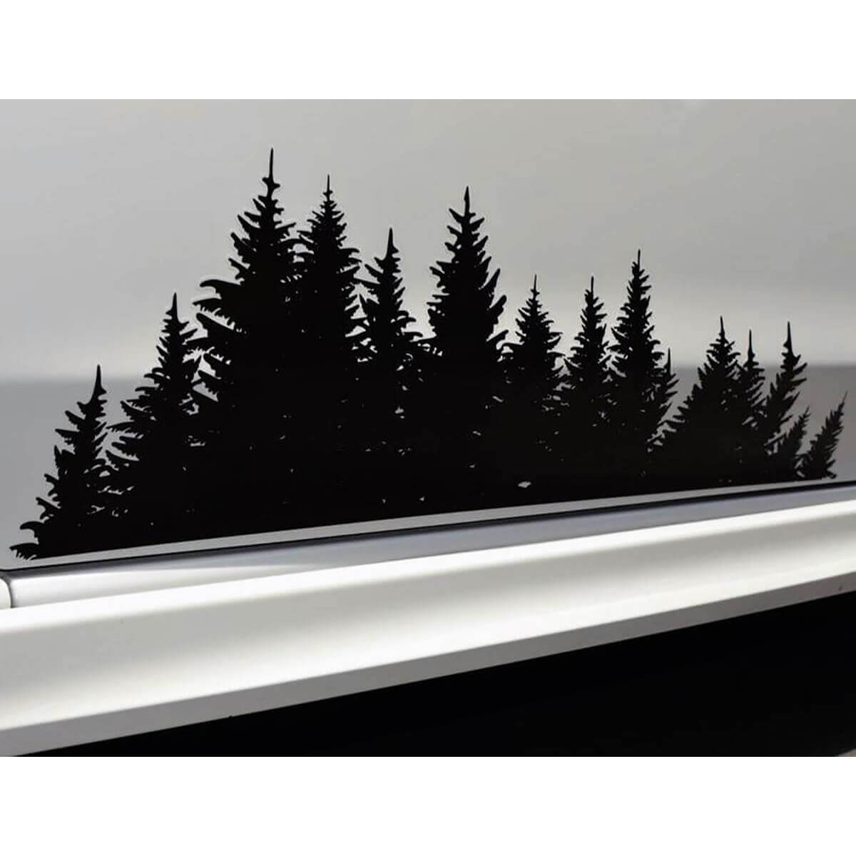 Ensemble d'autocollants en vinyle côté porte style forêt pour Subaru Crosstrek